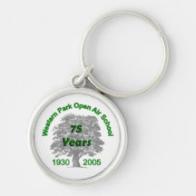 75 Years Remembered Keychain.