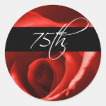 75th Wedding Anniversary And Event Envelope Seal Sticker