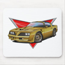 77-78 Gold Firebird Mouse Pad
