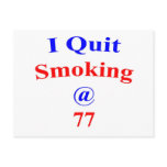 77 Quit Smoking Postcard