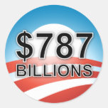 $787 BILLIONS STICKERS