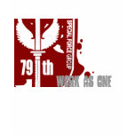79thTblack, WORK AS ONE t-shirts