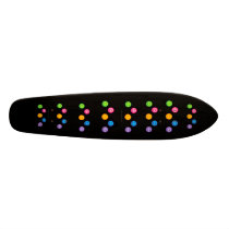 7 1/8" Old School Smileys Retro Skateboard