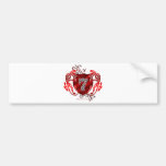 7 auto racing number tigers bumper stickers