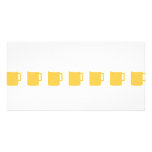 7 beer mugs icon photo cards