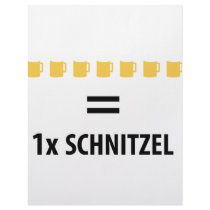 7 Bier sind ein Schnitzel icon Personalized Letterhead