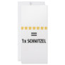 7 Bier sind ein Schnitzel icon Full Color Rack Card