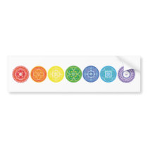 7 Chakras Autoaufkleber