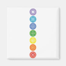 7 Chakras Kühlschrankmagnete