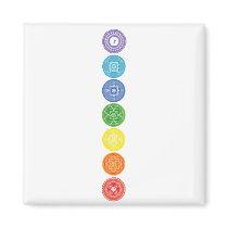 7 Chakras Kühlschrankmagnete