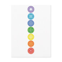 7 Chakras Postkarten