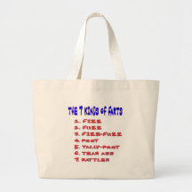 7 KINDS OF FARTS CANVAS BAGS