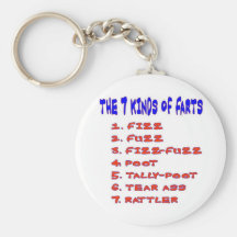 7 KINDS OF FARTS KEY CHAIN