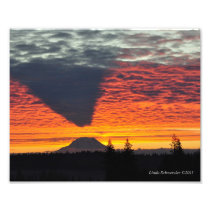 #7 Mount Rainier and its Shadow Photograph