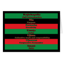 7 Principles of Kwanzaa Card