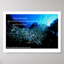 7" x 5" Agrainofmustardseed.com Scripture Picture Posters
