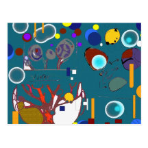 7 ZERO - Abstract Post Cards