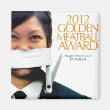 7th Annual Golden Meatball Award Refrigerator Magnets