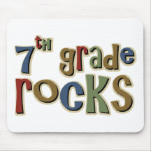 7th Grade Rocks Seventh Mouse Mats