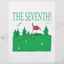 7th Hole Flyer Design