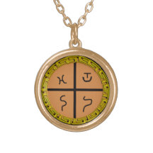 7th pentacle of greek solomon necklace