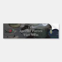 7th special forces nam vets sfg Bumper Sticker