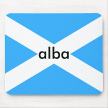 800px-Flag_of_Scotland_%28traditional%29, alba Mouse Pads