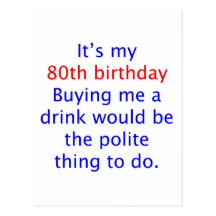 80 buy me a drink postcards