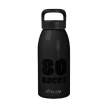 80 roches bouteille d'eau réutilisable