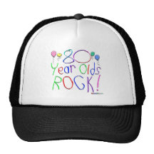 80 Year Olds Rock! Hat
