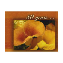 80 years and counting postcard