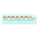 80s Bodacious Retro Bumper Sticker bumper stickers