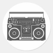 80s Boombox Autocollant