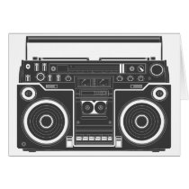 80s Boombox Cards
