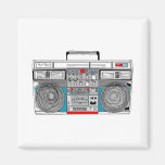 80s boombox illustration fridge magnets