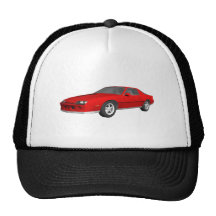 80's Camaro Sports Car: 3D Model: Trucker Hat