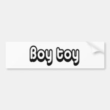 80's catch phase boy toy on a sticker bumper sticker