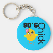 80's Chick Key Chains
