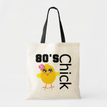 80's Chick Tote Bags