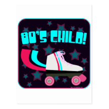 80's Child Post Card