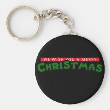80s Christmas Key Chain