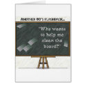 80s Flashback - Chalkboard cards