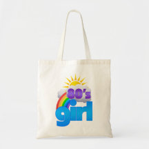 80s Girl Canvas Bags