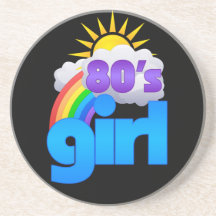 80s Girl Coaster