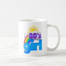 80s Girl Coffee Mugs