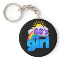 80s Girl keychains