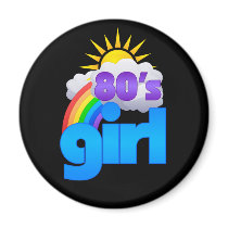 80s Girl magnets