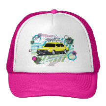 80's grunge Saab 900 SPG hat