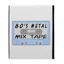 80s Metal Mix Tape Cassette iPad Folio Case