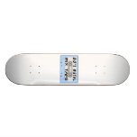 80s Metal Mix Tape Cassette Skate Board Deck